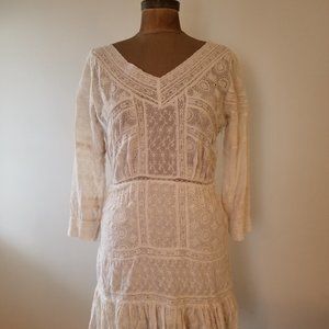 Dress Love Shack Fancy Antique Lace Style Size 8